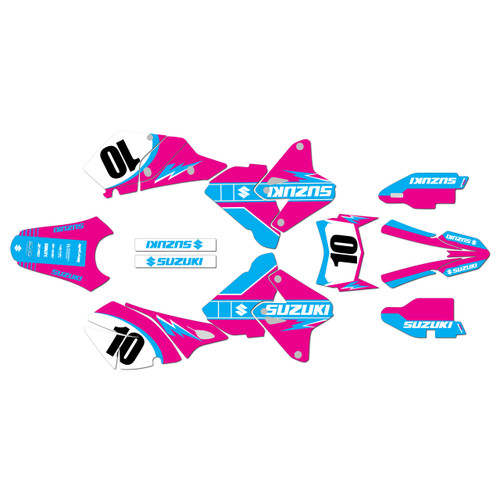 suzuki drz400 graphics kit 2000-2024 speed series magenta