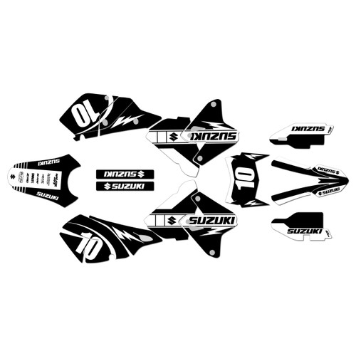 suzuki drz400 graphics kit 2000-2024 speed series white