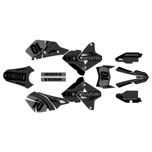 suzuki drz400 graphics kit 2000-2024 speed series smoke