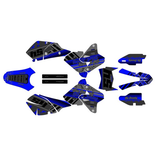 suzuki drz400 graphics kit 2000-2024 split series blue