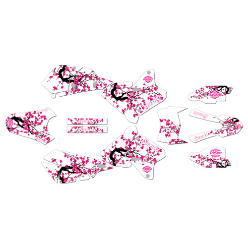 suzuki drz400 graphics kit 2000-2024 stim series white