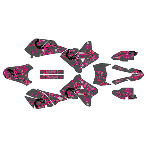 suzuki drz400 graphics kit 2000-2024 stim series smoke