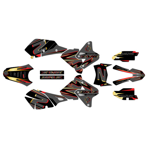 suzuki drz400 graphics kit 2000-2024 vision series gold