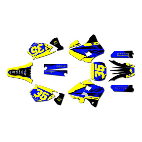 Graphics Kit for Yamaha YZ125 (1996-2001) Dream Series