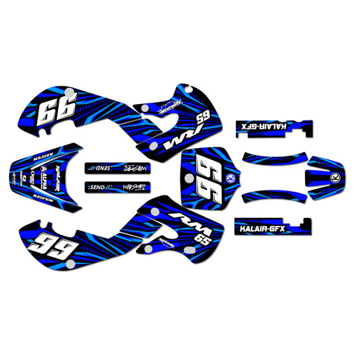 suzuki rm65 graphics kit 2000-2006 prime series blue