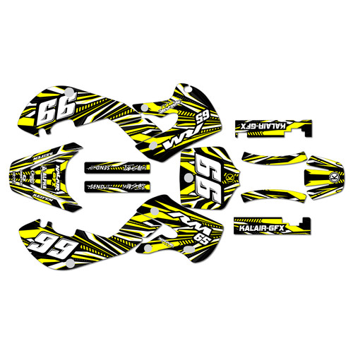 suzuki rm65 graphics kit 2000-2006 prime series yellow
