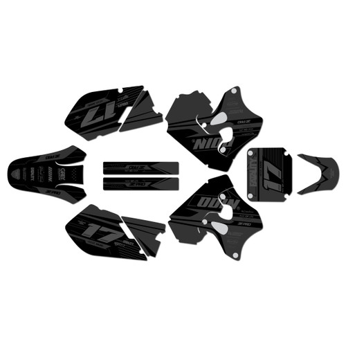 suzuki rm125 graphics kit 1996-1998 axis series smoke