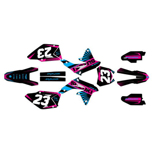 suzuki rmz450 graphics kit 2008-2017 fh series magenta
