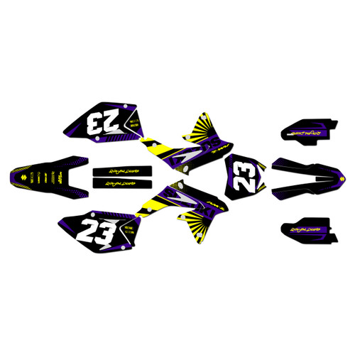suzuki rmz450 graphics kit 2008-2017 fh series purple
