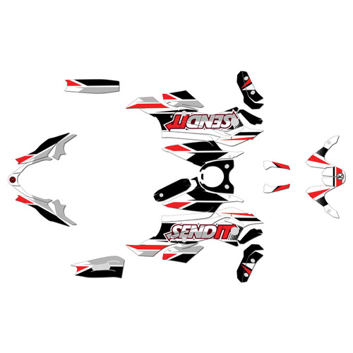 yamaha fz07 graphics kit 2015-2017 fresh series red