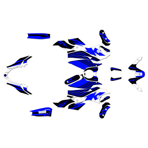 yamaha fz07 graphics kit 2015-2017 jawbreakers series blue