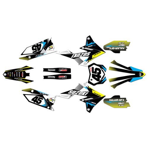 Suzuki RMZ450 Graphics Kit (2018-2026) Division | KalairGFX