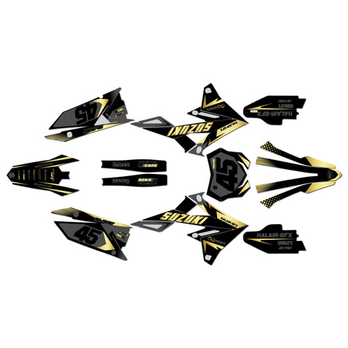 suzuki rmz450 graphics kit 2018-2026 division series gold