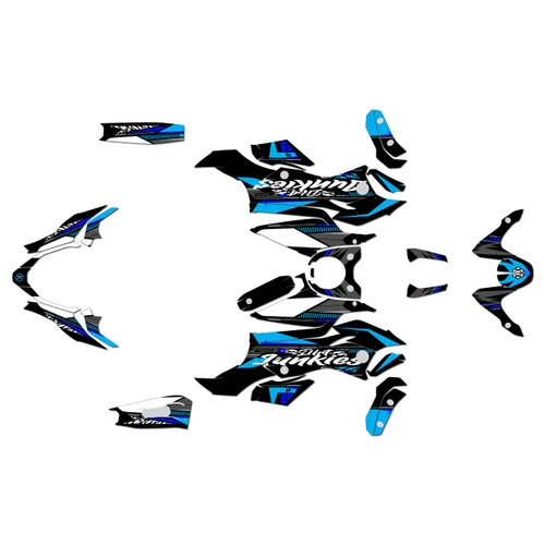 yamaha fz07 graphics kit 2015-2017 rugged series blue