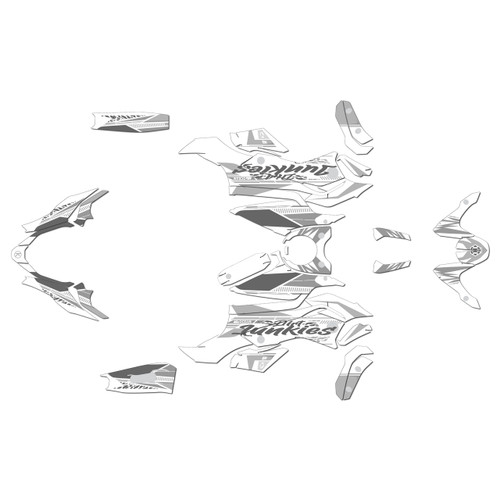 yamaha fz07 graphics kit 2015-2017 rugged series white