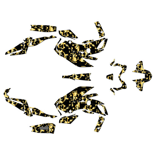 yamaha fz07 graphics kit 2018-2020 digital series gold