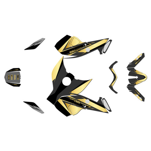 yamaha mt09 graphics kit 2013-2016 crew series gold