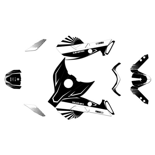 yamaha mt09 graphics kit 2013-2016 fh series white