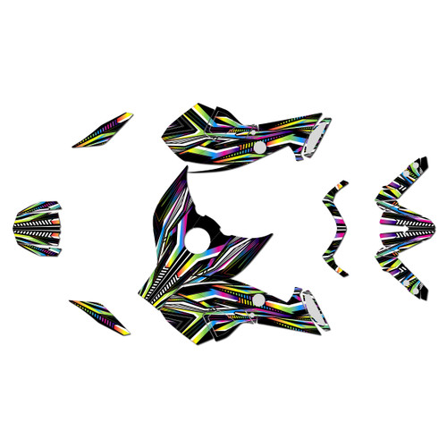 yamaha mt09 graphics kit 2013-2016 prime series rainbow