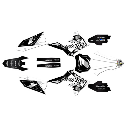 suzuki rmz250 graphics kit 2019-2026 lancaster series white
