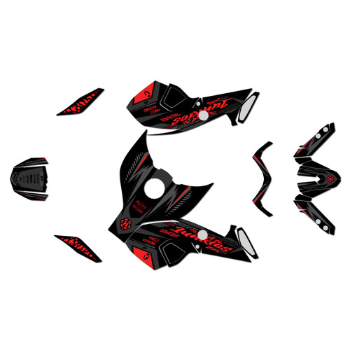 yamaha mt09 graphics kit 2013-2016 rugged series red-shift
