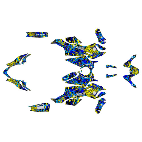 yamaha fz07 graphics kit 2015-2017 vandal series blue