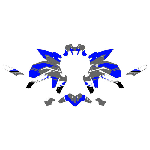 yamaha mt09 graphics kit 2021-2023 prestige series blue