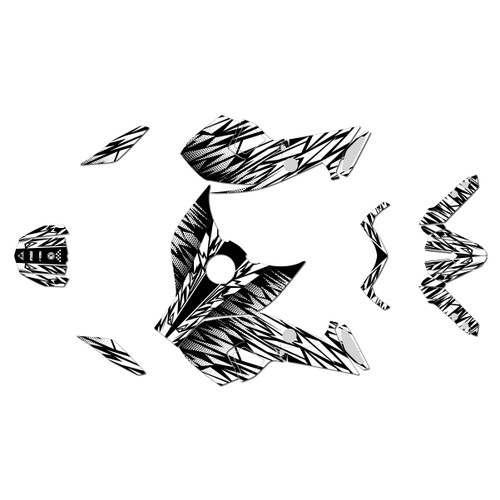 yamaha mt09 graphics kit 2013-2016 twitch series white