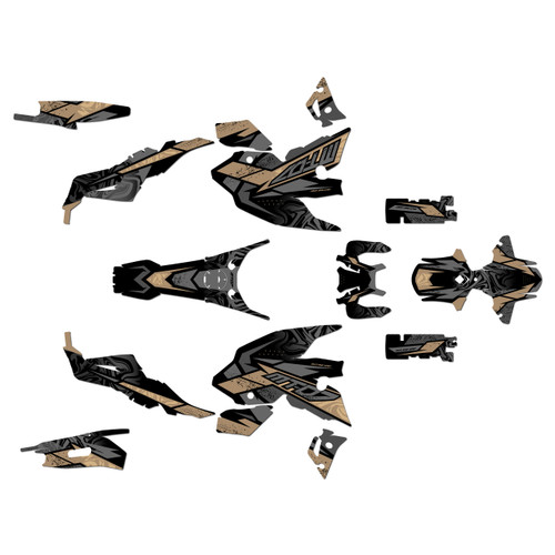 yamaha fz07 graphics kit 2021-2024 cardiff series tan