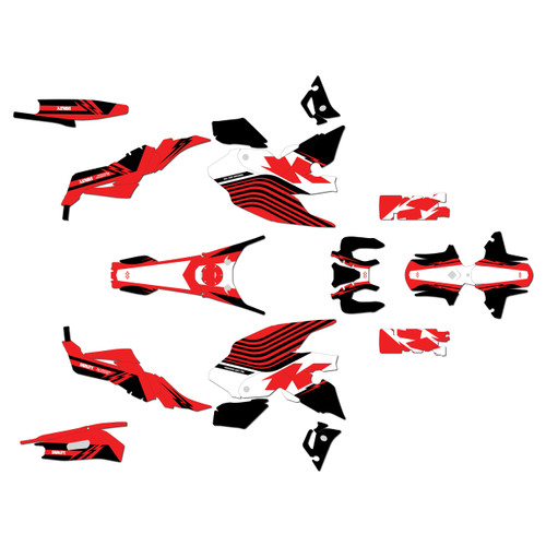 yamaha fz07 graphics kit 2021-2024 jawbreaker series red