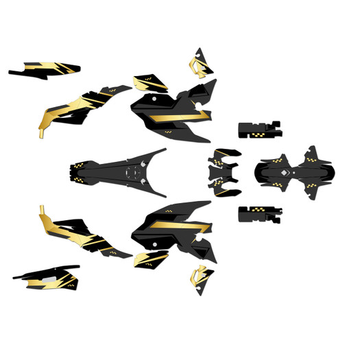 yamaha fz07 graphics kit 2021-2024 prestige series gold