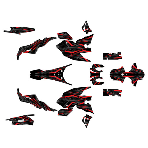 yamaha fz07 graphics kit 2021-2024 prime series red