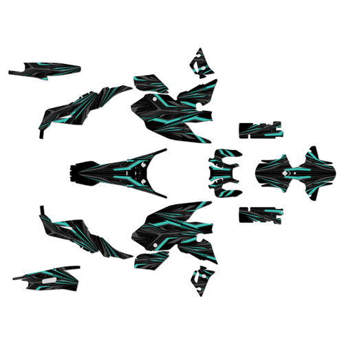 yamaha fz07 graphics kit 2021-2024 prime series teal