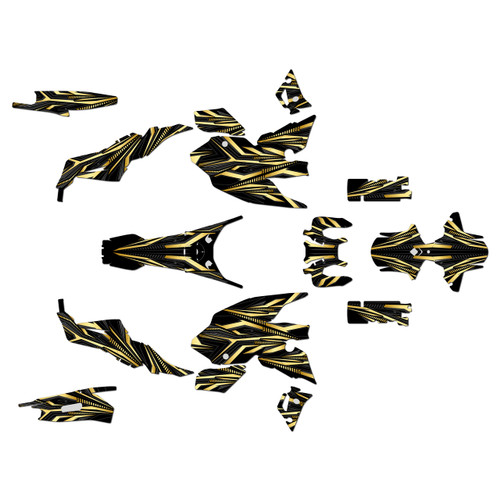 yamaha fz07 graphics kit 2021-2024 prime series gold