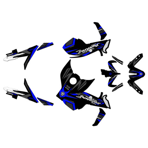 yamaha mt09 graphics kit 2017-2020 rugged series blue