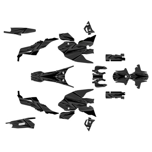 yamaha fz07 graphics kit 2021-2024 shred series smoke