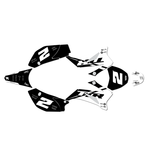yamaha ttr110 graphics kit all years base series blue-white