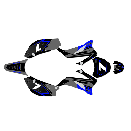 yamaha ttr110 graphics kit all years bold series blue