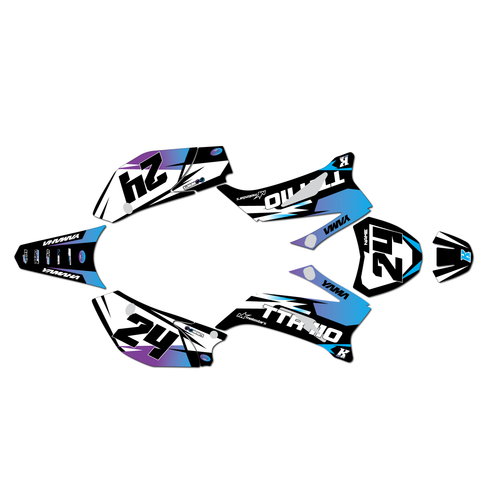 yamaha ttr110 graphics kit all years division series purple
