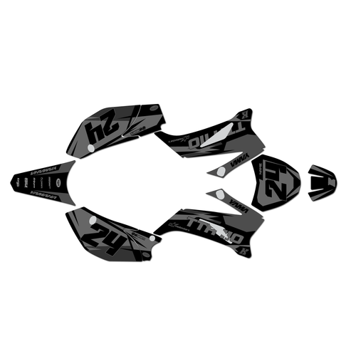 yamaha ttr110 graphics kit all years division series gray