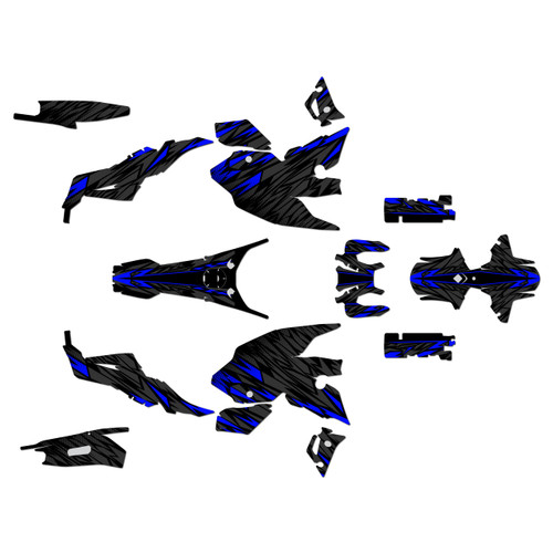 yamaha fz07 graphics kit 2021-2024 twitch series blue