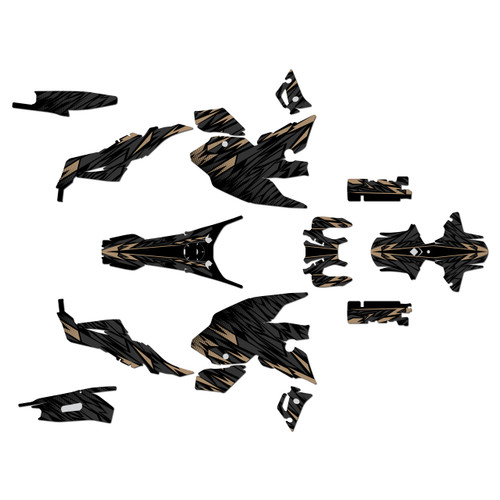 yamaha fz07 graphics kit 2021-2024 twitch series tan