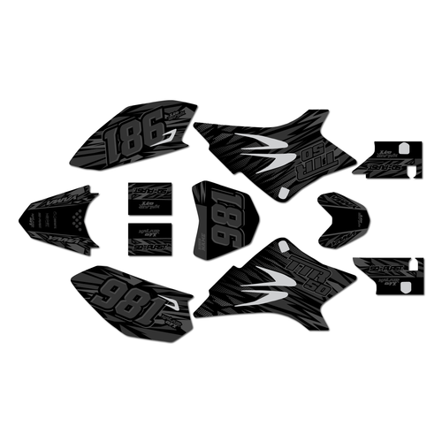 yamaha ttr50 graphics kit all years twitch series smoke