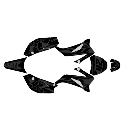 yamaha ttr110 graphics kit all years lethal series smoke