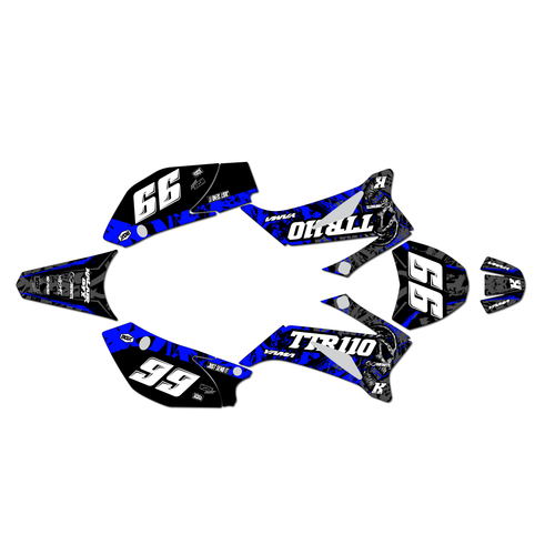 yamaha ttr110 graphics kit all years revolt series blue