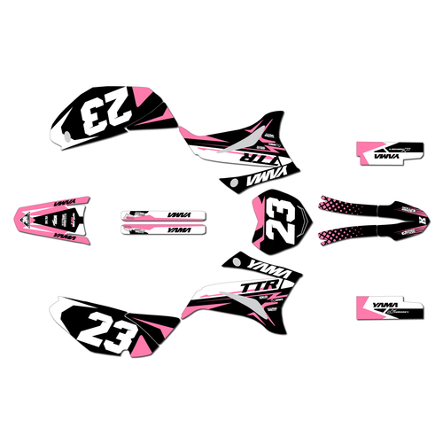 yamaha ttr125 graphics kit 2008-2026 evader series pink