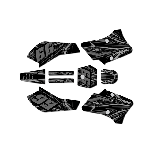 yamaha ttr90 graphics kit 2000-2008 prime series smoke