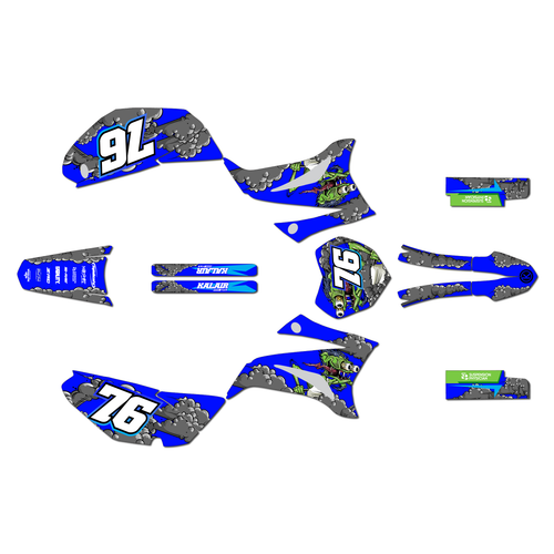 yamaha ttr125 graphics kit 2008-2026 lunatic series blue