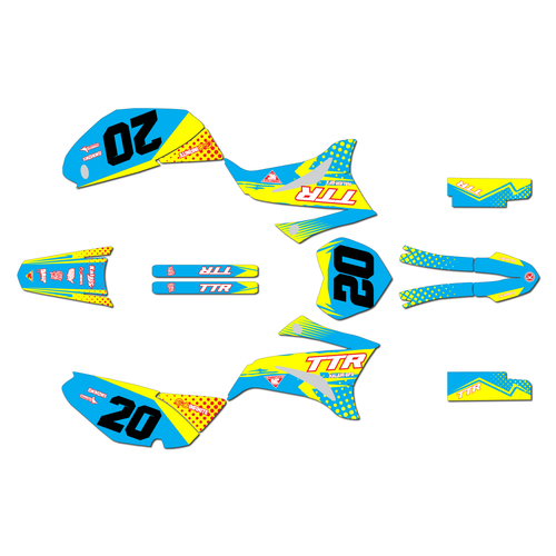 yamaha ttr125 graphics kit 2008-2026 spear series krazy