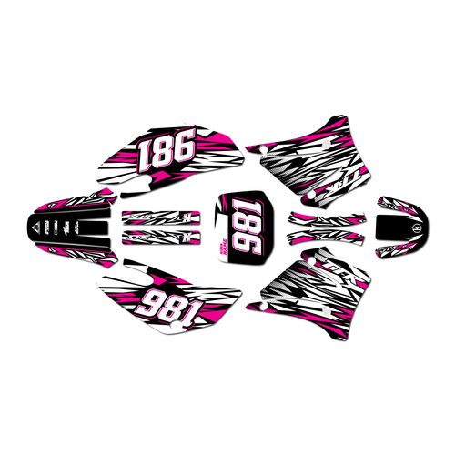 yamaha ttr125 graphics kit 2000-2007 twitch series magenta